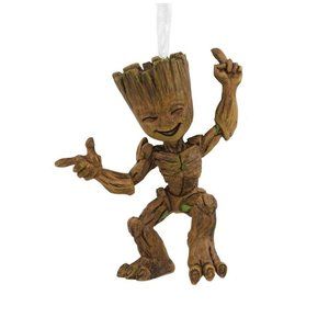 Hallmark 2021 MARVEL GROOT CHRISTMAS ORNAMENT GUARDIANS OF THE GALAXY NIB RARE
